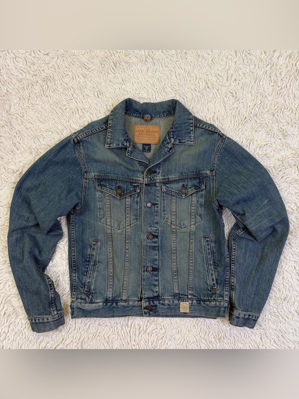 Vintage Abercrombie and Fitch Denim Trucker Jacket